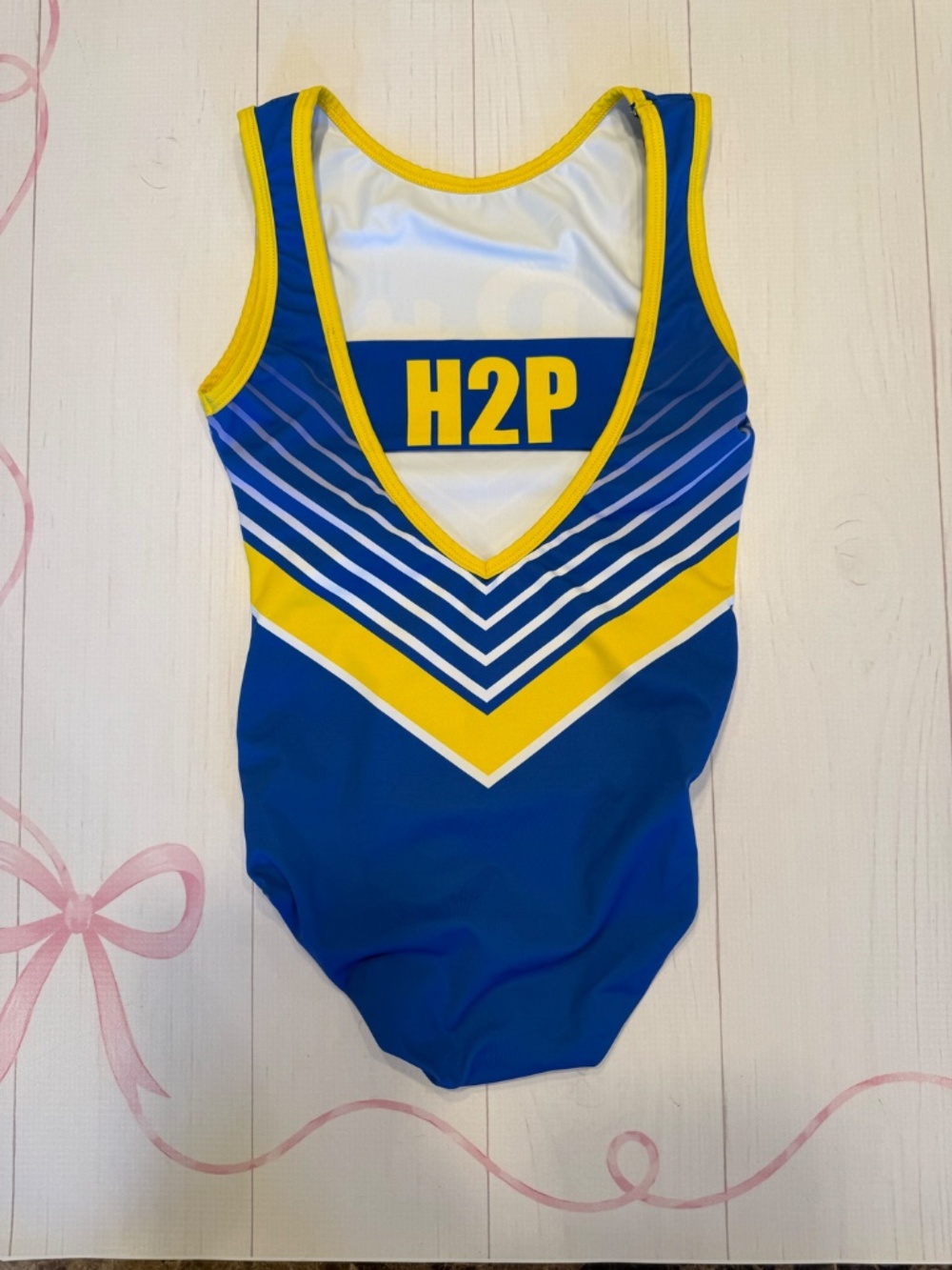 Sylvia P University of Pittsburgh Gymnastics Leotard size XS - Picture 2 of 3